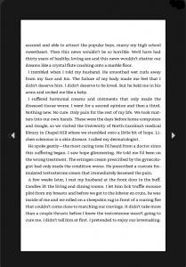 Screenshot of one page of ebook on a tablet